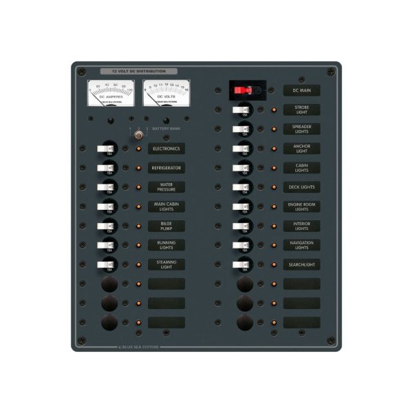 Circuit Breaker Panel DC Branch Trad. Metal - 100A