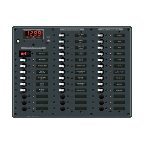 Circuit Breaker Panel DC Branch Trad. Metal - 100A