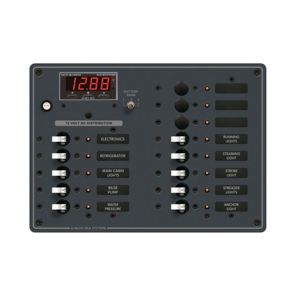 Circuit Breaker Panel DC Branch Trad. Metal - 100A