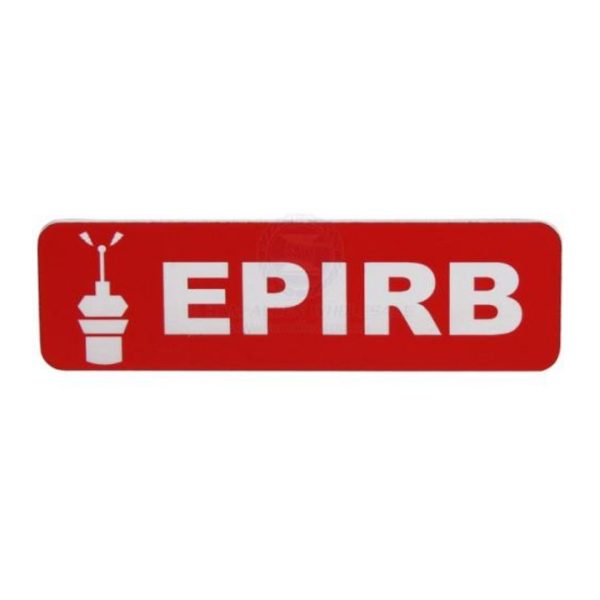 Safety Label - EPIRB 100x30mm / SAW-50315